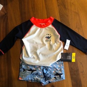Gap Baby Rash Guard Swim Set